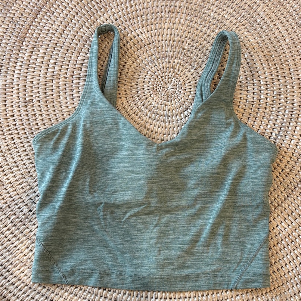 lululemon athletica Green Crop Top